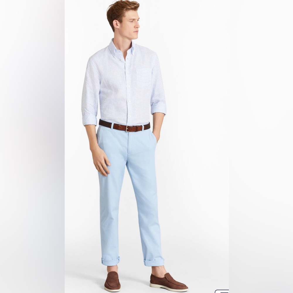 Brooks Brothers Men's Light Weight Advantage Chino Milano 100% Cotton Size 36x30